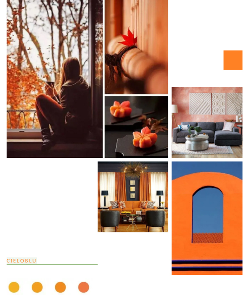 CIELOBLU | 基路伯暖橙系藝術(shù)涂料，讓家的色彩溫暖整個冬天(圖4)